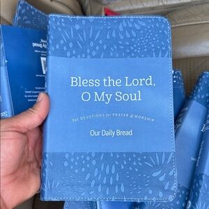 Blue Devotional Book 2x $12